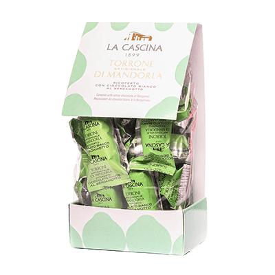 Torrone Artigianale Cioccolato Al Bergamotto 300g