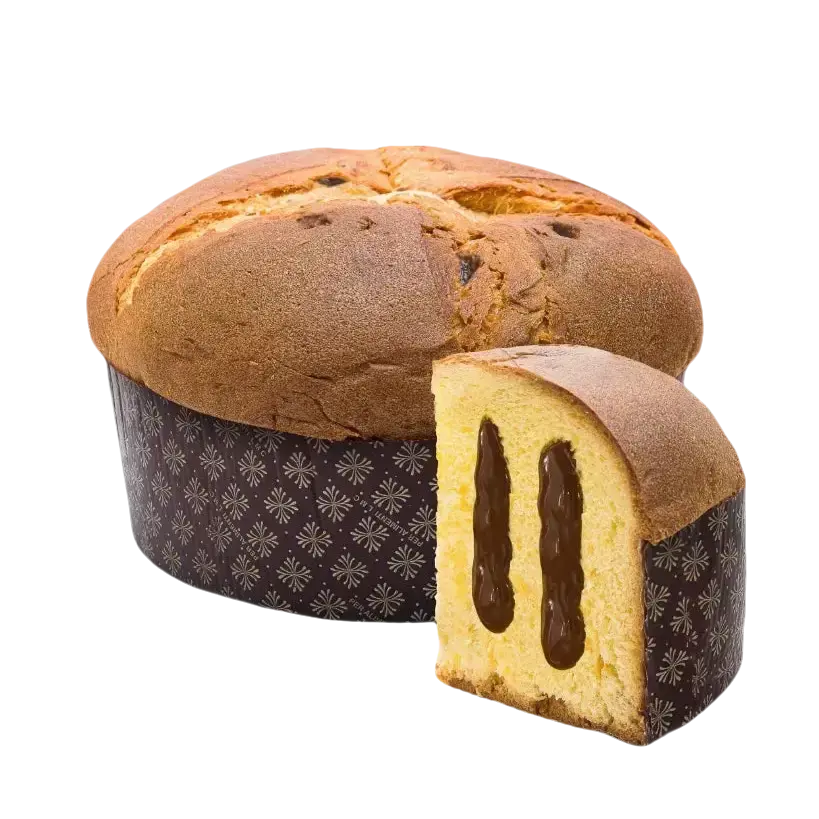 Panettone La Cascina Schokoladen-Creme Füllung 1000g - Panettone