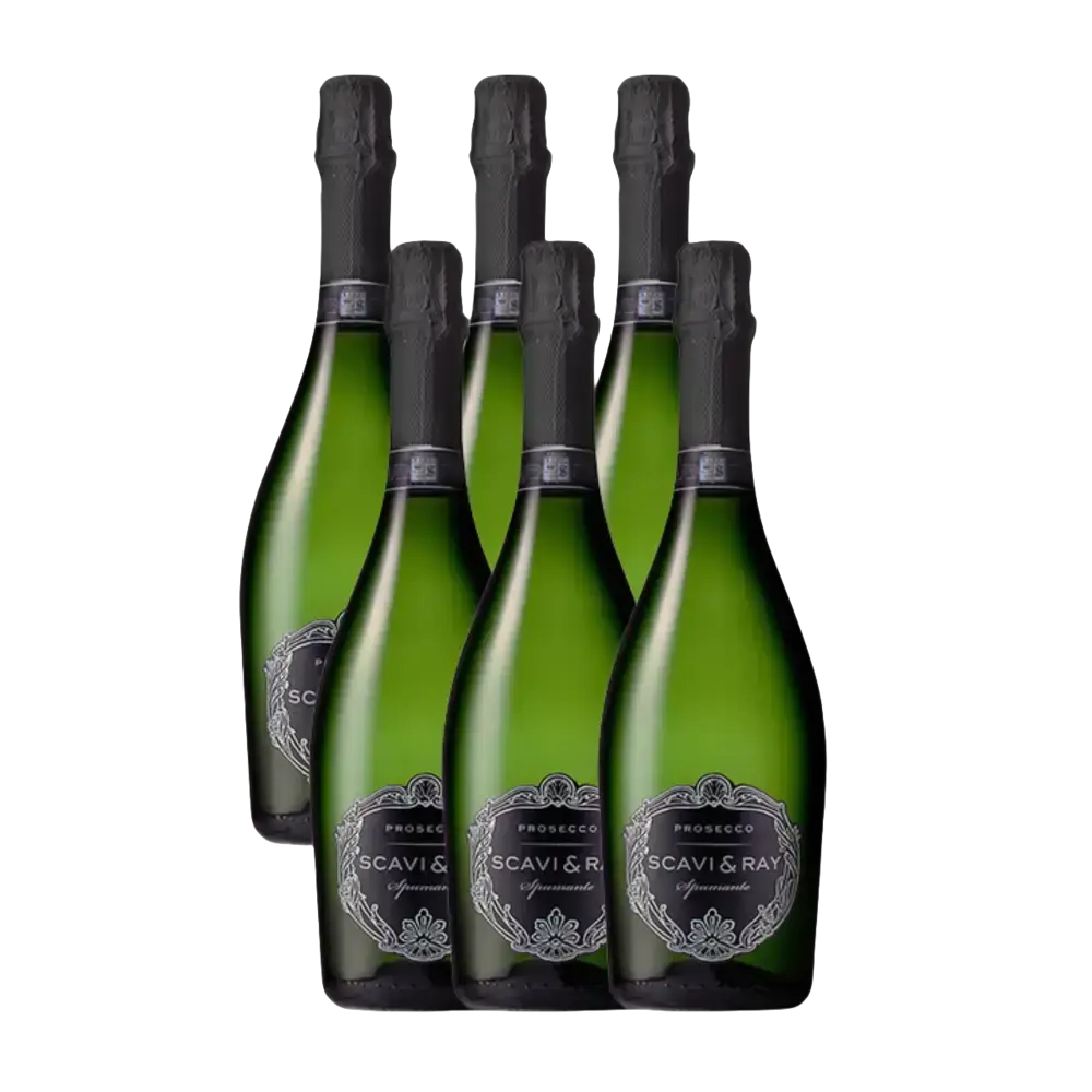 Scavi & Ray Prosecco Spumante DOC Extra Dry - 6 Flaschen - Schaumwein