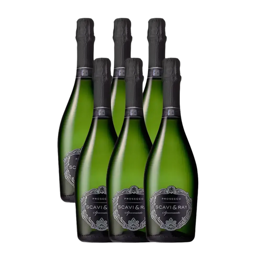 Scavi & Ray Prosecco Spumante DOC Extra Dry - 6 Flaschen - Schaumwein