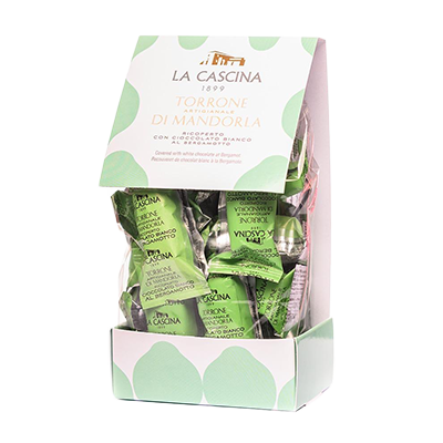 Torrone Artigianale Cioccolato Al Bergamotto 300g