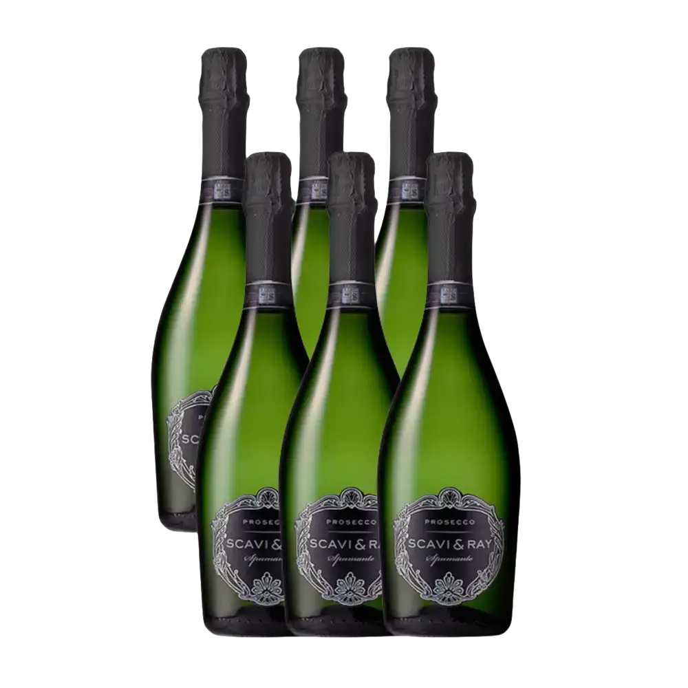 Scavi & Ray Prosecco Spumante DOC Extra Dry - 6 Flaschen - Schaumwein
