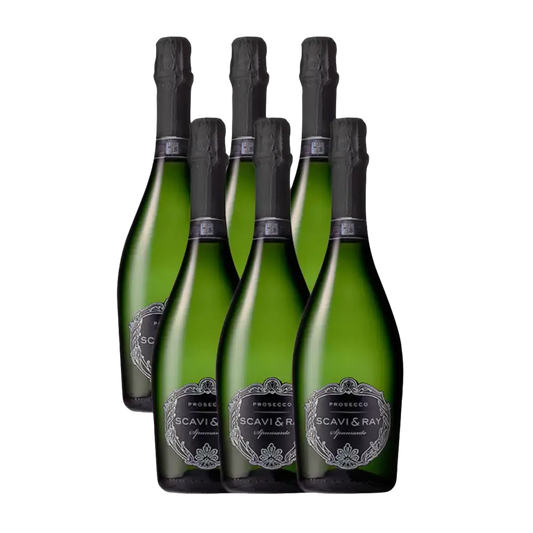 Scavi & Ray Prosecco Spumante DOC Extra Dry - 6 Flaschen - Schaumwein